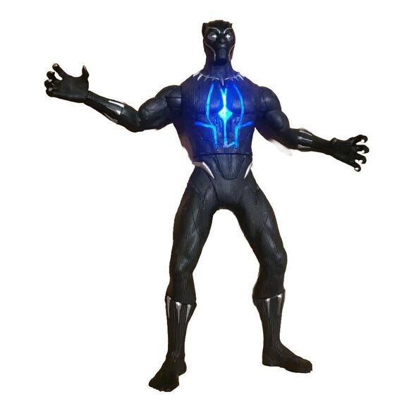 Black Panther 2017 Action Figure 10 In Talking 25+ Phrases And Sounds EUC! - Picture 2 of 10